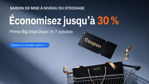 Prime Big Deal Days : le moment idéal pour mettre à niveau votre stockage